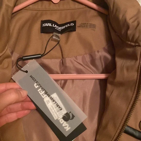 Karl Lagerfeld brown utility jacket/coat - Picture 8 of 8